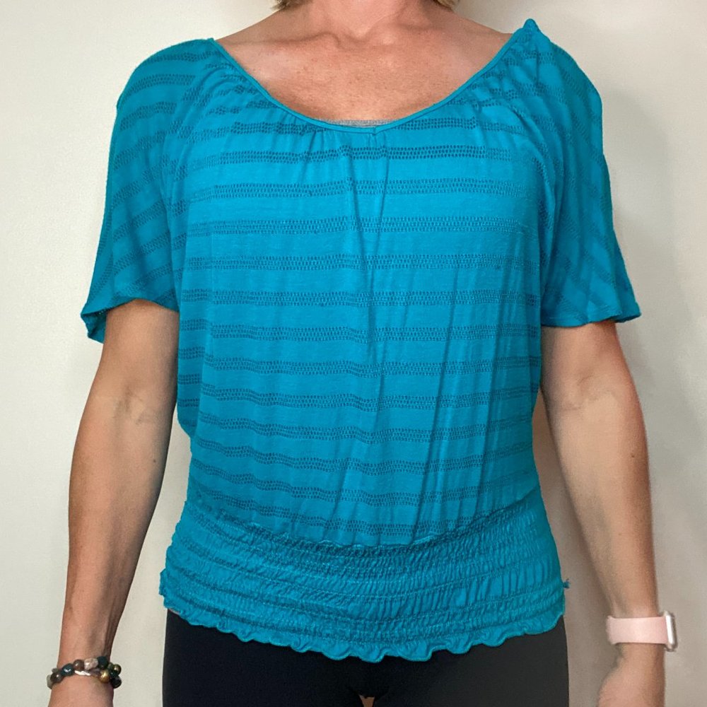 Blouse, Turquoise